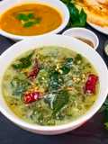 Harive Soppu Bendi / Amaranth leaves curry
