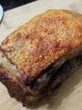 Chinese Crispy Crackling roasted pork belly 腩仔燒肉