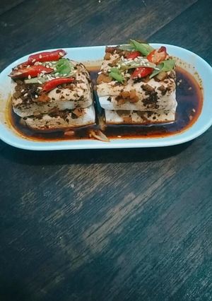 Foto resep 265. Honeycomb tahu kukus chinesse