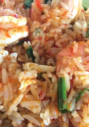 รูปของ ข้าวผัดพริกแกงกุ้ง