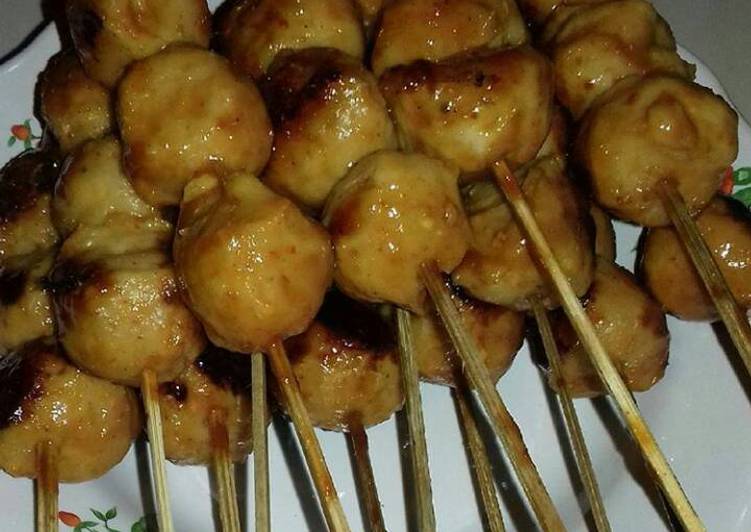 Bakso bakar pedas manis