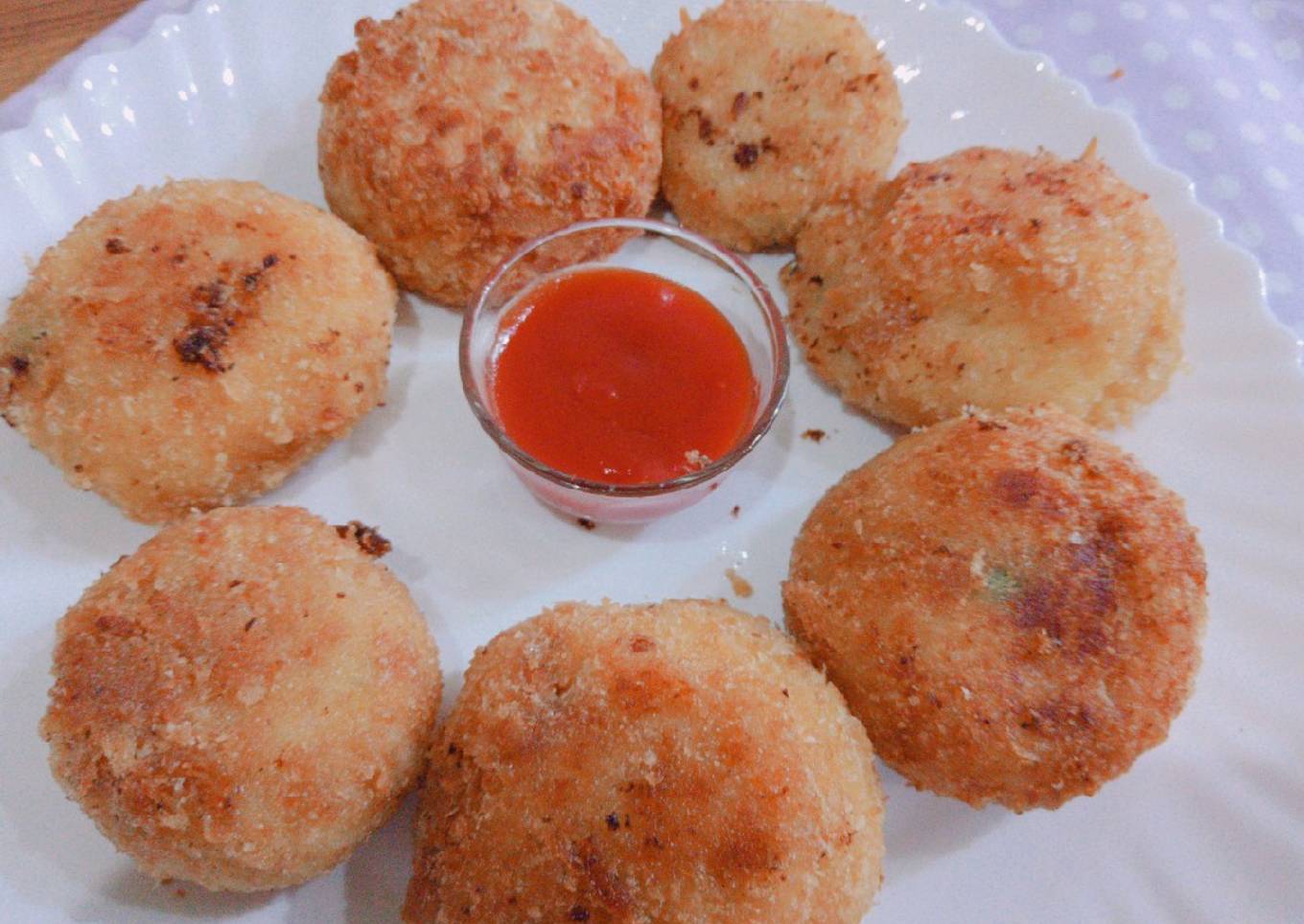 Chicken cheese bread balls recipe