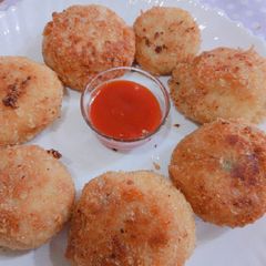 A picture of Chicken cheese bread balls recipe.
