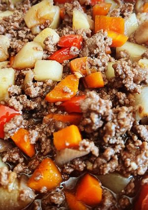 A picture of Filipino Beef Giniling.