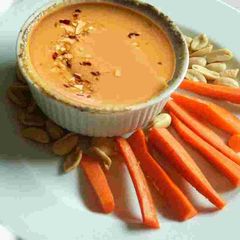 A picture of Creamy Peanut  Butter Ginger Sauce.