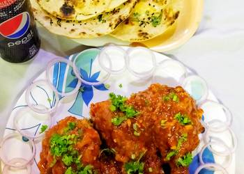 Ultimate Making Recipe Honey Garlic Glazed Chicken drumsticks with Garlic Butter naan Very Delicious