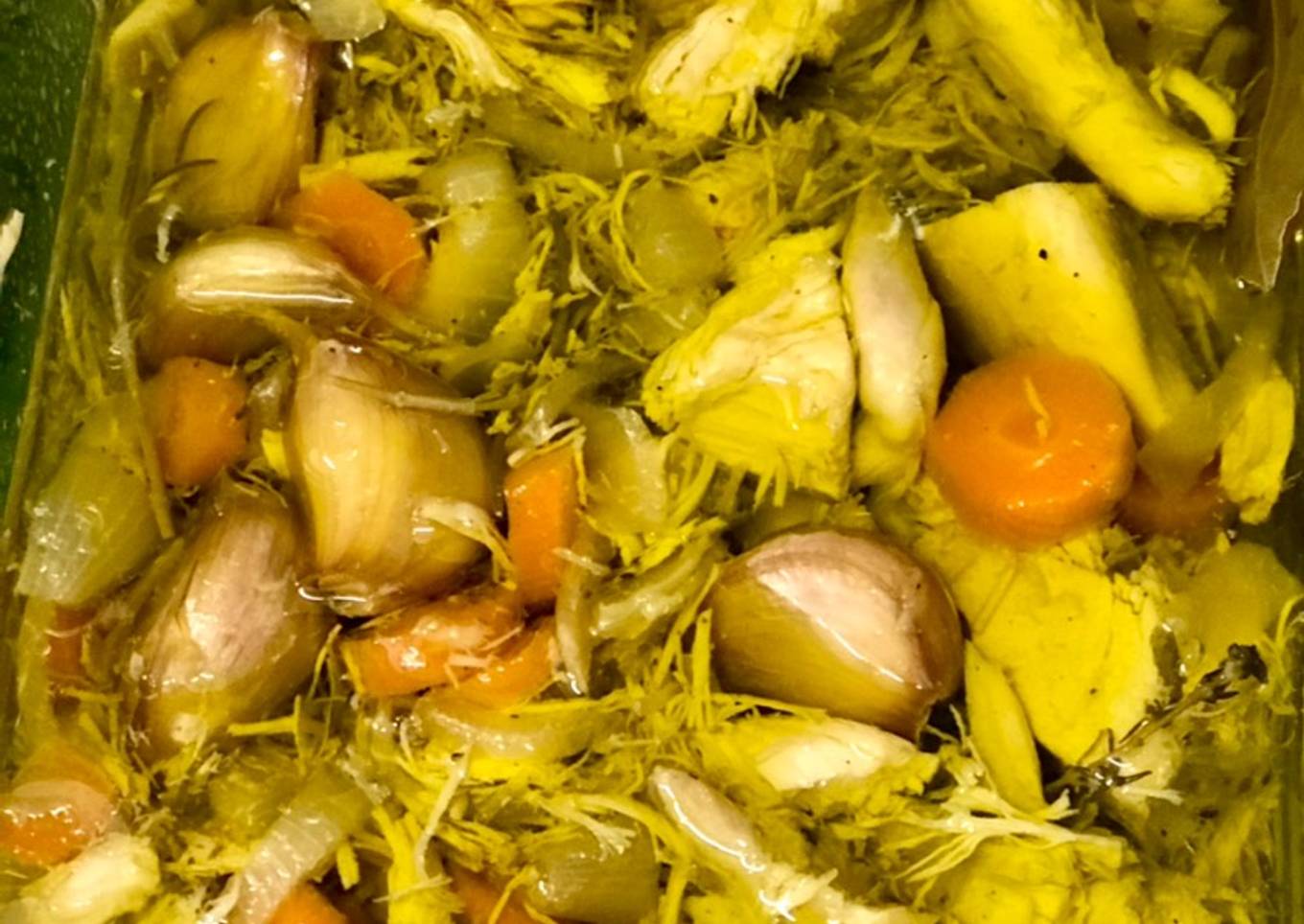 Pollo escabechado
