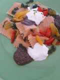 Ravioli tricolori