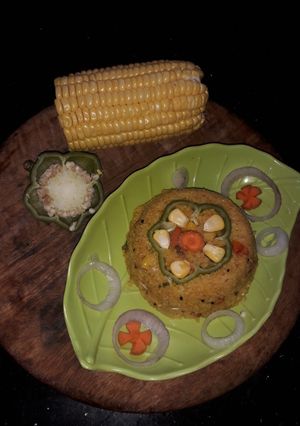 A picture of Mixed veg Daliya.
