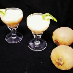 A picture of Oats kiwi pudding.