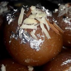A picture of Gulab jaman(my teacher's recipe).