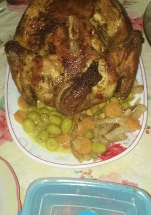 صورة لوصفة دجاج محمر في الكوشة