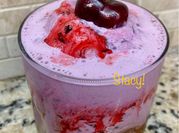 A picture of frozen cherry