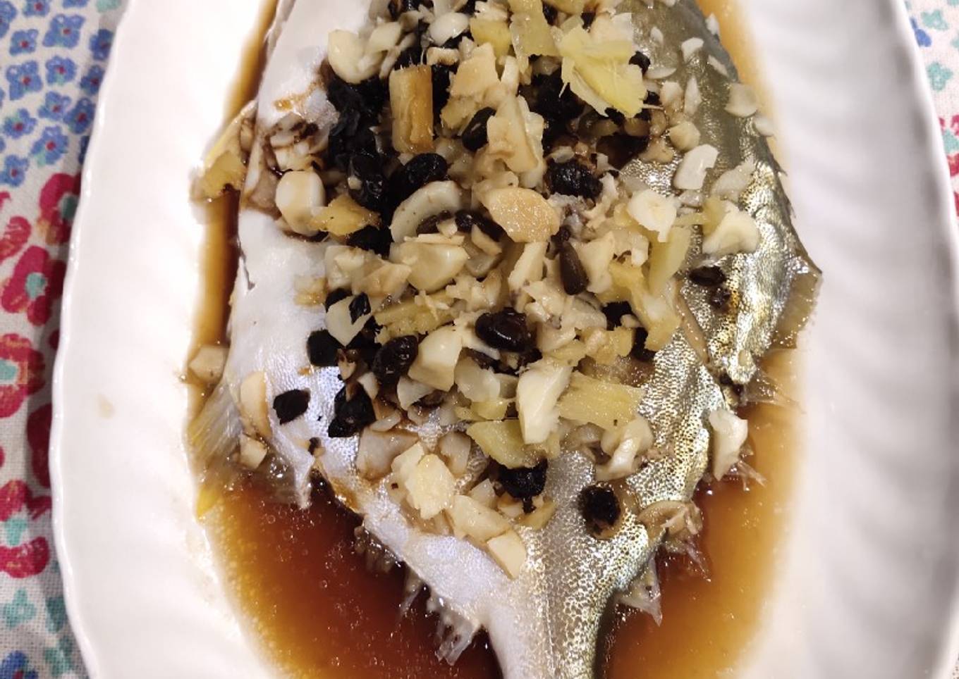 Steamed Pompano