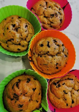 Φωτογραφία της συνταγής Muffins ΣΟΚΟΜΠΑΝΑΝΑ 🍌 Ιδανικό για παιδάκια !