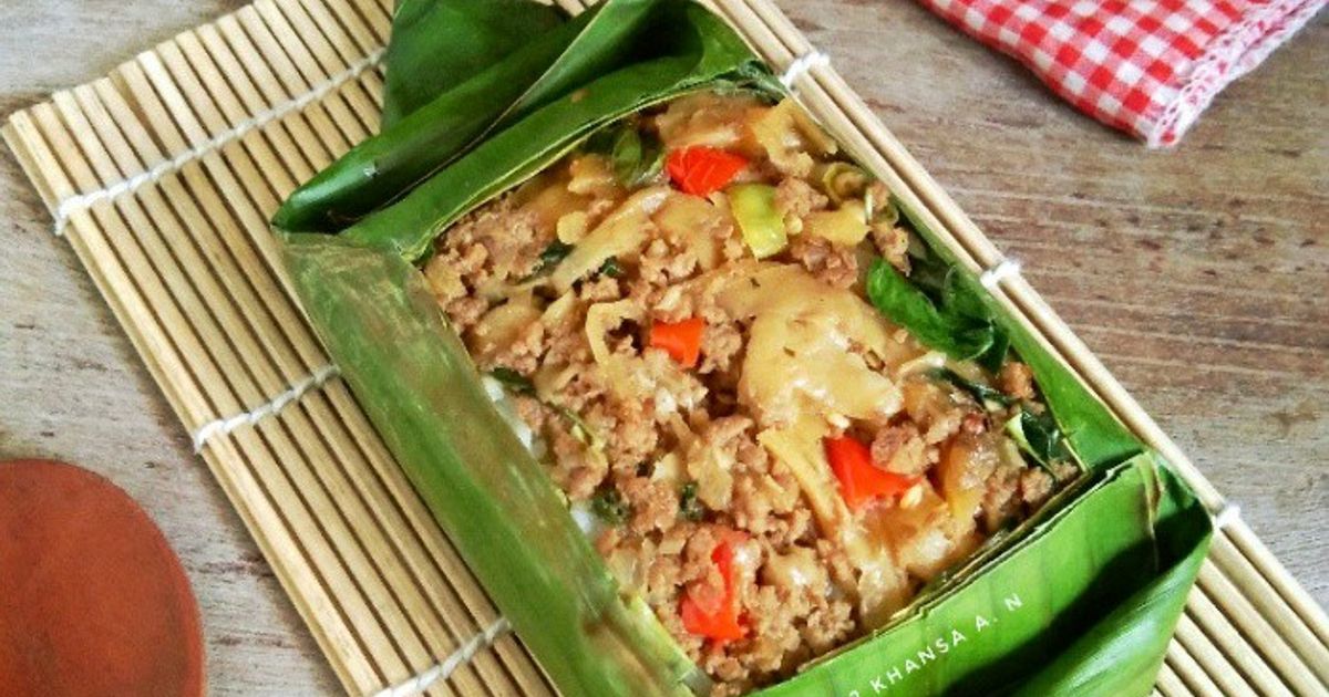 Nasi Bakar Ayam (Nasi sisa)