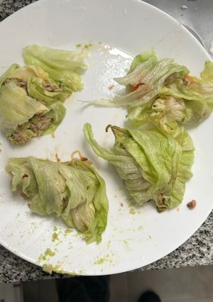 Una foto de Lechuga rellena
