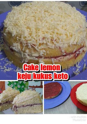 Foto resep Cake lemon keju kukus keto
