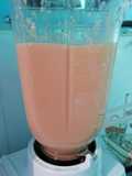 Licuado de papaya y avena