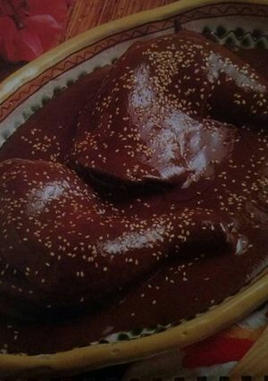Una foto de Mole poblano