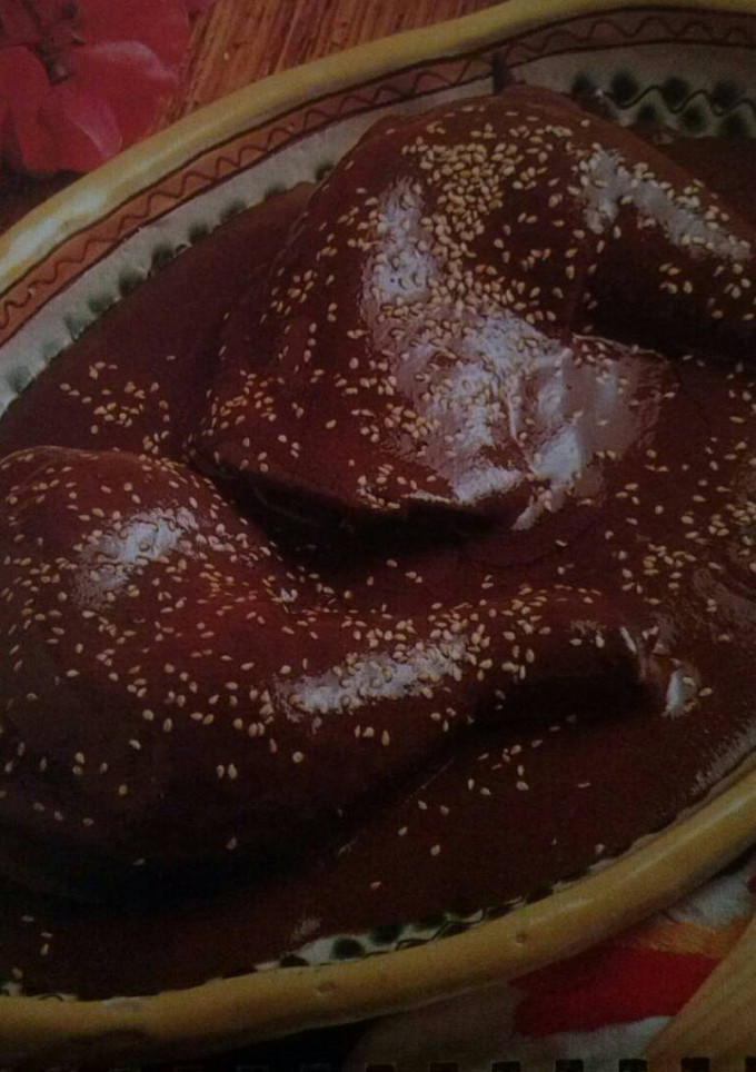 Una foto de Mole poblano