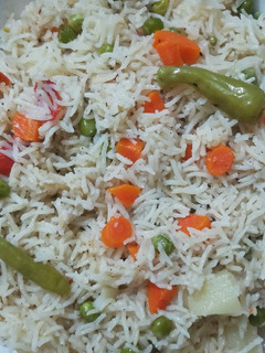 A picture of Vegetable Pulao.