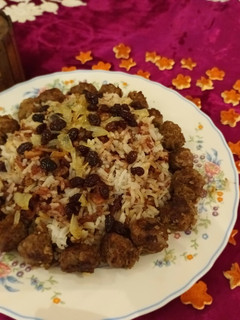 عکسی از دستور غمبر پلو(قنبر پلو)