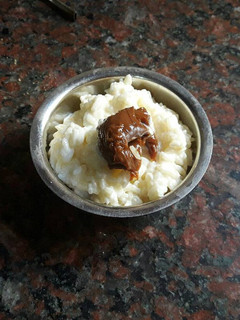 Una foto de Arroz con leche con dulce de leche