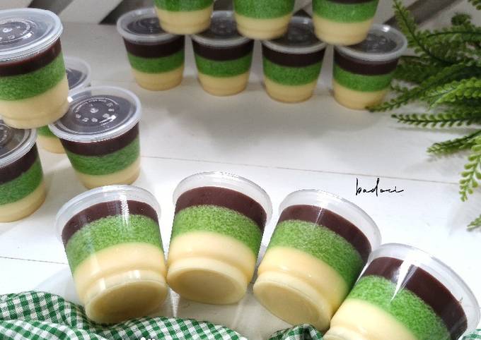 Resep Pudding Lumut Mentega Coklat Oleh Badoci Cookpad