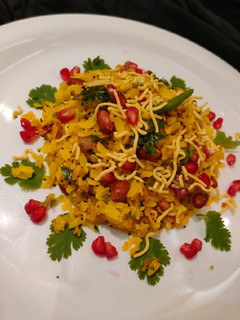 A picture of Kanda Poha Mumbai style.
