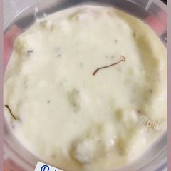 A picture of Rabdi Malai-Rajasthani special.