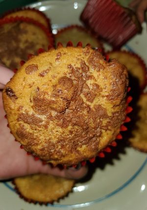 Una foto de Muffins de plátano y nuez