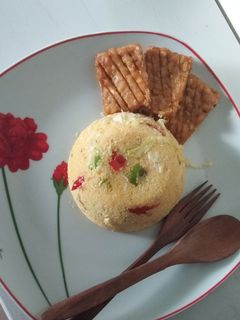 Foto resep Nasi Jagung Goreng (Sego jagung jowo)