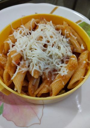 A picture of Italian Pink Sauce Pasta.