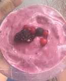 Helado de yogurt griego