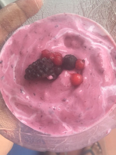Una foto de Helado de yogurt griego