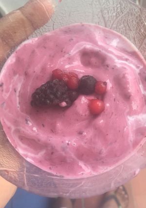 Una foto de Helado de yogurt griego