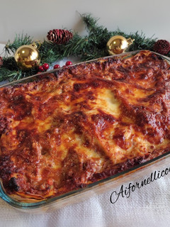 Foto di Lasagna speck e funghi