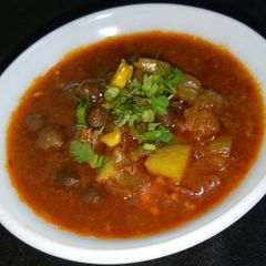 Black Chana curry A picture of Black Chana curry.