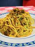 Spaghetti con alici e pangrattato