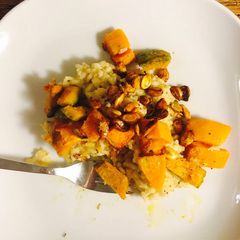 A picture of Almond and Butternut Squash Risotto.