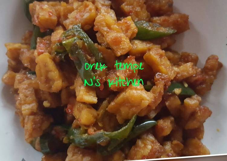 Cara Gampang Menyiapkan Orek tempe Anti Gagal