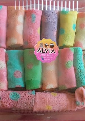 Foto resep Dadar gulung polkadot