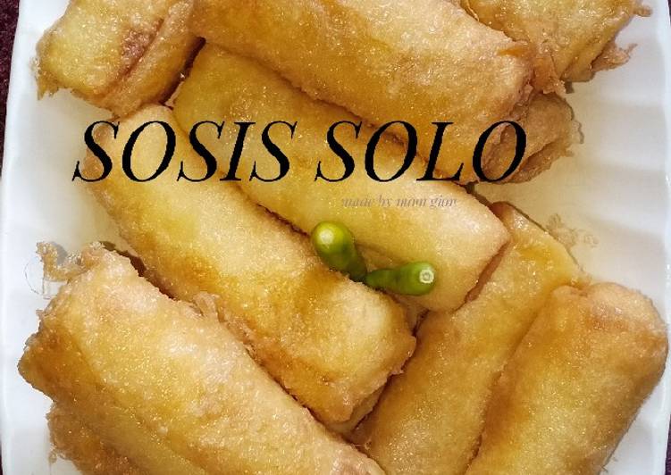 Resep Sosis solo oleh Mommy Gion - Cookpad