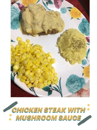Cara Gampang Menyiapkan Resep Chicken steak with mushroom sauce yang  Bikin Ketagihan Anti Ribet, Mantap Sekali