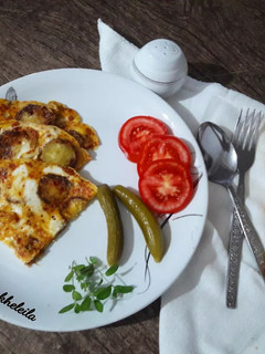 عکسی از دستور ورقه کدو(املت کدو)