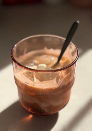 Hình của món Cà phê muối cốt dừa ở Úc.