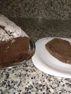 Una foto de Bizcocho de chocolate con zanahoria