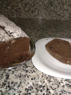 Una foto de Bizcocho de chocolate con zanahoria