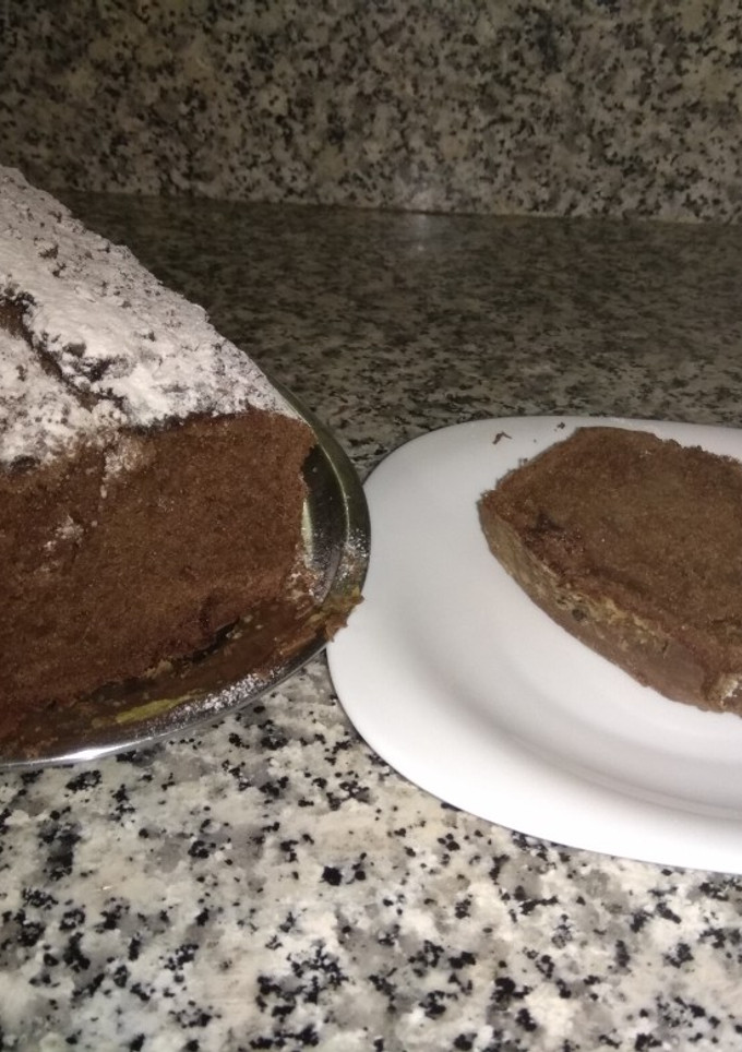 Una foto de Bizcocho de chocolate con zanahoria